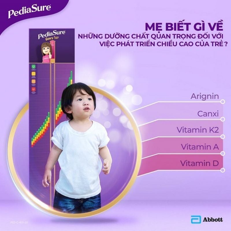 Combo 2 lon Sữa Pediasure 10+ Vani 800g dành cho trẻ từ 10 tuổi trở lên