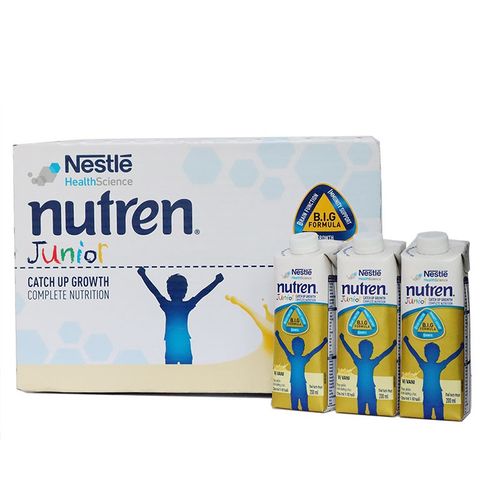 Thùng 24 hộp Sữa Nutren Junior pha sẵn hộp 200ml