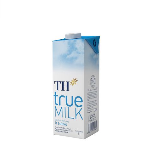  Hộp sữa tươi tiệt trùng ít đường TH True Milk 1L Dễ Uống 