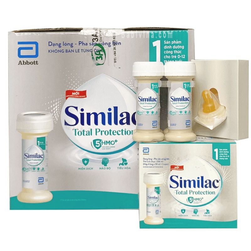 Thùng 48 chai Sữa nước Similac Total Protection dành cho bé sinh mổ hoặc sức để kháng kém