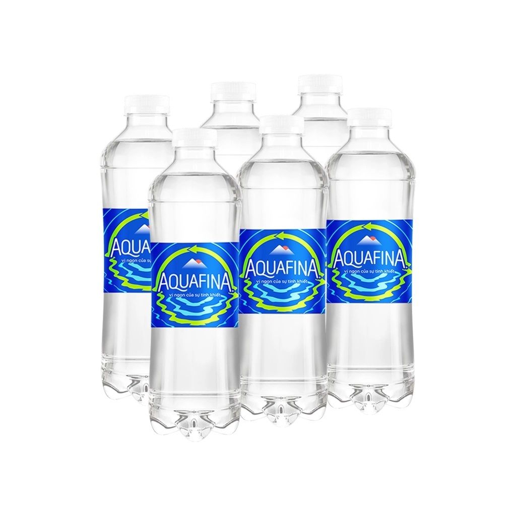 Combo 6 chai nước tinh khiết Aquafina 500ml