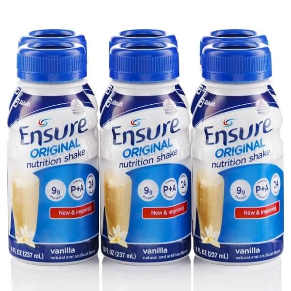 Thùng 24 chai 237ml Sữa nước Ensure Vani - Ensure Original