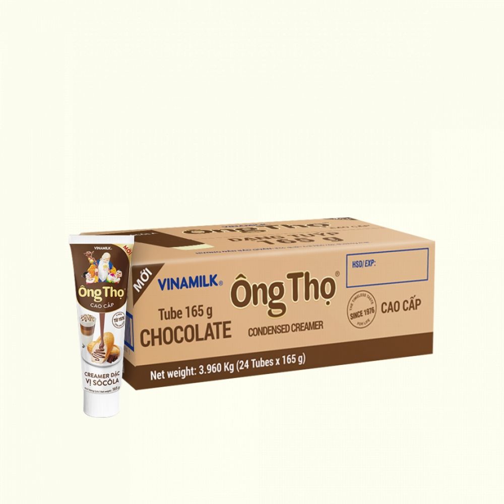 Sữa Đặc Có Đường Ông Thọ Socola Tuýp x 165g