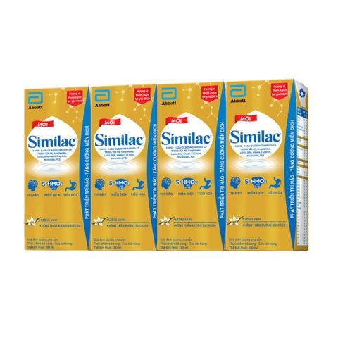 Lốc 4 hộp Sữa công thức Similac 180ml (từ 1 tuổi)