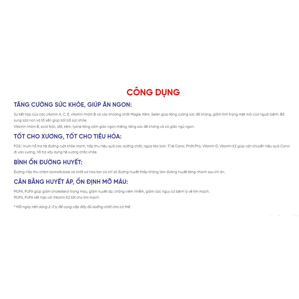 Thực phẩm bổ sung Colostrum ProCerna 900g - sữa mát có tổ yến cho người tiêu đường