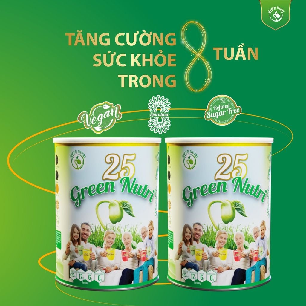 Sữa Hạt Ngũ Cốc 25 Green Nutri Singapore Chính Hãng [Nhập khẩu 100%] lon 750G