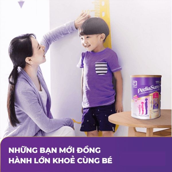 Combo 2 lon Sữa Pediasure 380g vani ít ngọt  ( 1-10 tuổi)