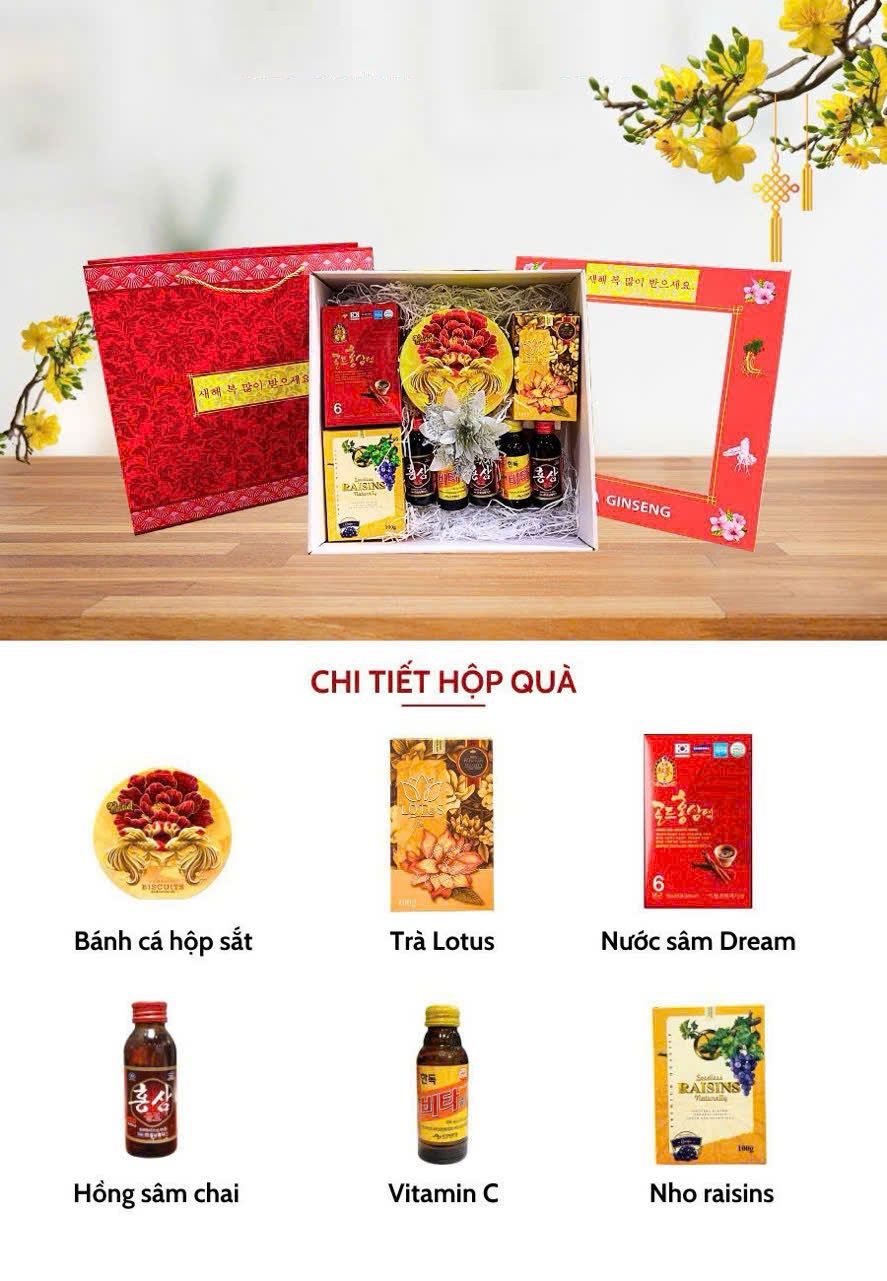 hop qua tet an khang thinh vuong mau 4 san pham suc khoe han quoc