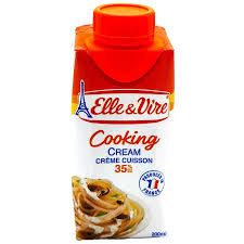 kem sua che bien cooking cream elle vire 200ml