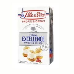 kem sua tuoi whipping cream elle vire excellence 1l