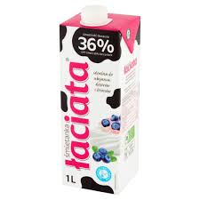 kem sua tuoi whipping cream mlekpol ba lan