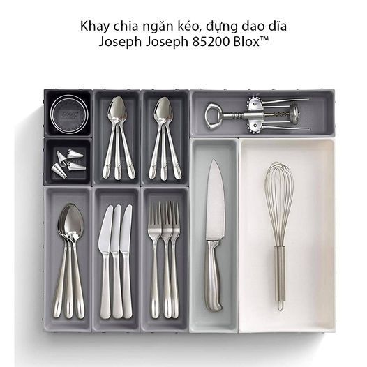 khay chia ngan keo dung dao dia joseph joseph 85200 blox schubladen organizer set 10 teilig grau taube ve 4