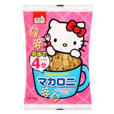 mi nui hinh hoa va meo hello kitty nhat ban 150g