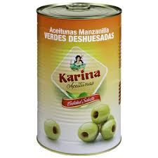 trai olive xanh tach hat hieu karina pitted green olives 4 300g