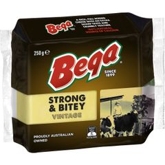 pho mai cheddar vintage strong bitey hieu bega 250g