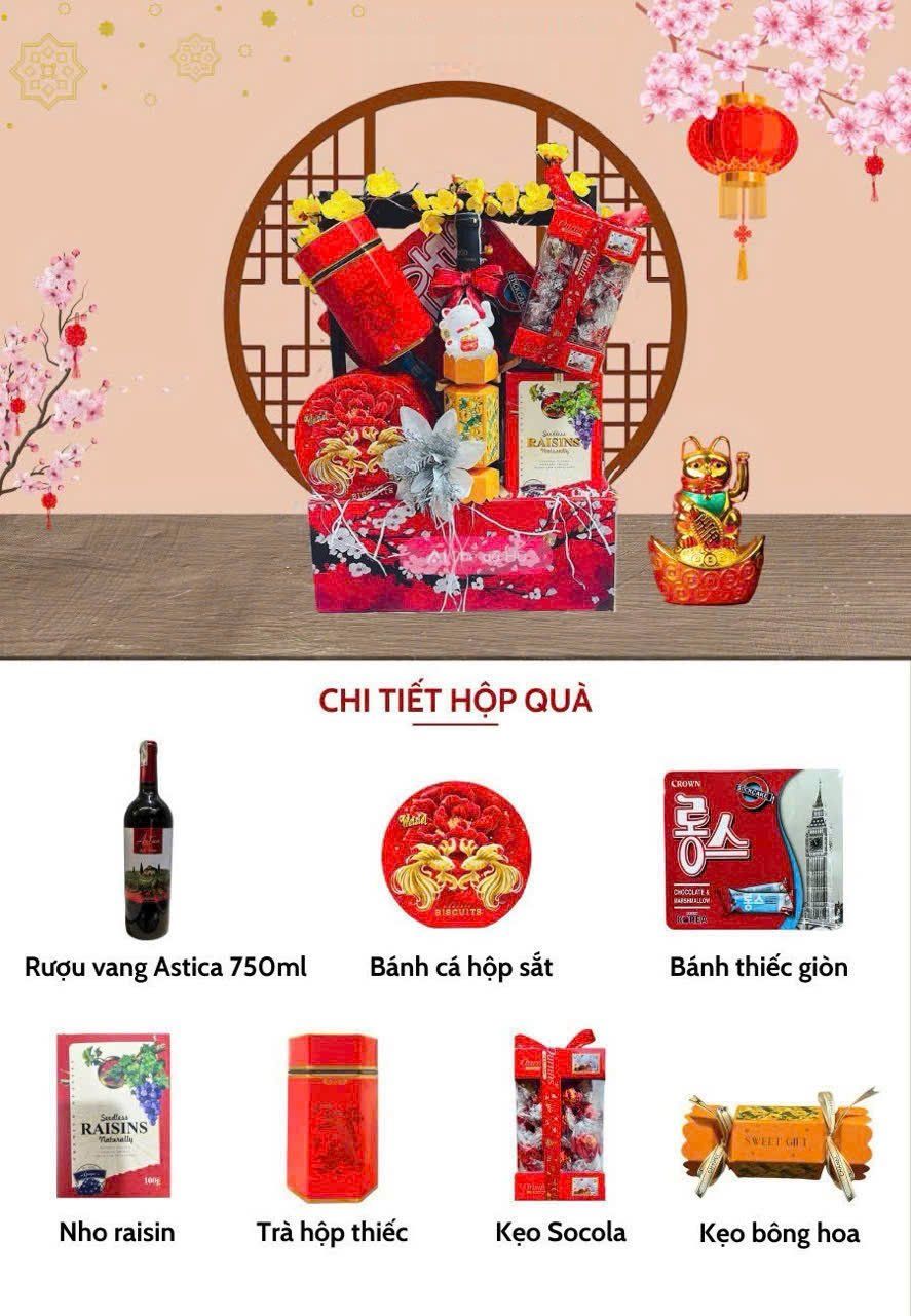 hop qua phu quy mau 8 san pham suc khoe han quoc
