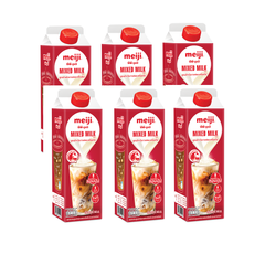 combo 6 sua tuoi pha che meiji mixed 946ml meiji barista mixed