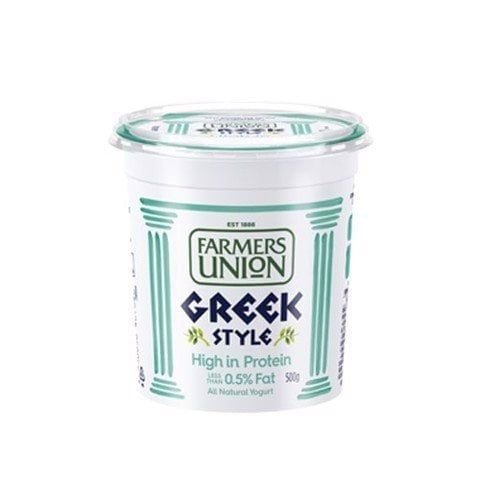 sua chua hy lap bo sung protein it beo farmers union greek style yogurt no fat 500g
