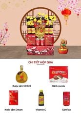 hop qua tai loc mau 3 san pham suc khoe han quoc