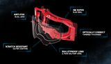 Leatt Goggle Velocity 4.5 Iriz Red