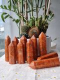  Trụ đá Orchild Calcite / Sunstone (gr) Trụ đá Mặt trời 