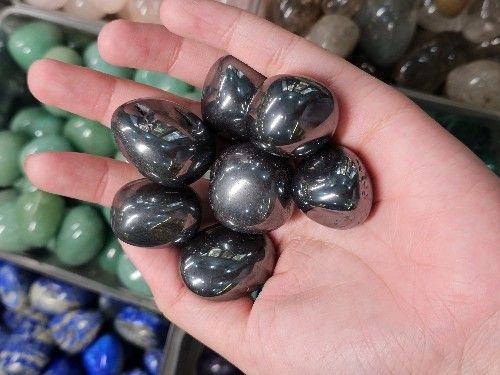  Tumbled đá Hematite (gr) 