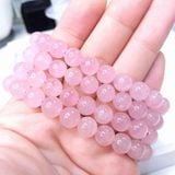  Vòng tay Rose Quartz (Vòng tay đá Thạch Anh Hồng) 