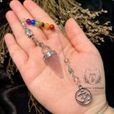  Crystal Pendulum Buddha (Con Lắc Đá Cảm Xạ charm Phật) 