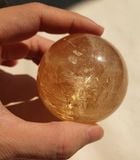  Cầu Yellow Honey Calcite (gr) Cầu đá Canxit Vàng 