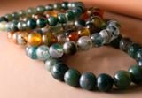  Vòng tay Moss Agate (Mã Não Rêu) 