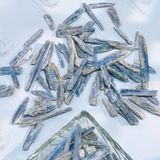  Thanh tinh thể Kyanite thô, đá thanh tẩy bài Tarot, đá phong thủy, thạch anh 