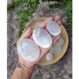  Viên đá thanh tẩy Selenite - Palm Selenite khuếch đại năng lượng dùng trong Tarot, Reiki, phong thủy, thiền định 