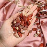  Vụn đá Red Jasper (ngoc bích đỏ), đá thanh tẩy bài Tarot, đá thạch anh, reiki, đá phong thuỷ 