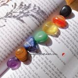  Set 7 viên đá thanh tẩy hỗ trợ việc học tập, có thể dùng trong Tarot, Reiki 