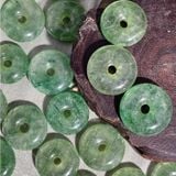  Đồng điếu phong thuỷ đá Thạch anh Dâu Xanh (Green Strawberry Crystal Quartz) 
