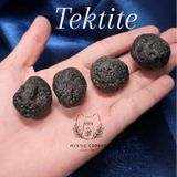  Tumbled Tektite ( đá thiên thạch ), đá bảo vệ, thanh tẩy bài Tarot, đá thạch anh, phong thủy 
