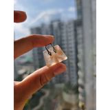  Charm túi đá hoa anh đào (Blossom Agate), dùng thanh tẩy trong Tarot, Reiki, thiền định, phong thủy 