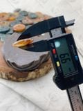  Đồng điếu đá phong thủy mã não Moss Agate (Băng Ngọc Thủy Tảo) 
