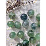  Cầu đá Fluorite mini, đá thanh tẩy bài Tarot, đá phong thủy, Reiki, thiền định 