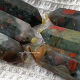  Trụ đá Bloodstone (huyết ngọc) dùng trong năng lượng, Reiki, Tarot, phong thủy 