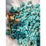  Đá vụn tự nhiên thanh tẩy Howlite xanh (Blue Howlite) dùng trong Tarot, Reiki, phong thủy 