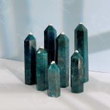  Trụ đá Blue Apatite hỗ trợ luân xa 5, trụ đá thanh tẩy, đá phong thuỷ, đá năng lượng 