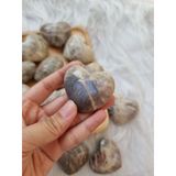  Tim đá Mặt trăng (Rainbow Moonstone Palm) tự nhiên, đá thanh tẩy trong Tarot, Reiki, thiền định, phong thủy 