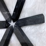  Trụ đá Shungite ngăn chặn bức xạ điện từ, đá năng lượng, đá thanh tẩy, đá phong thủy trong Tarot, Reiki 