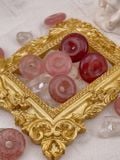  Đồng điếu thạch anh dâu tây đỏ (Strawberry Quartz), đá phong thủy hỗ trợ tình cảm, các mối quan hệ 