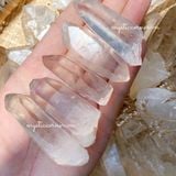  Tinh thể đá thạch anh trắng (Clear Quartz) dùng trong Reiki, đá thanh tẩy, phong thủy 