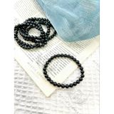  Vòng đeo tay đá Shungite hỗ trợ ngăn sóng điện từ, sóng điện thoại 5G. Vòng đá phong thủy, đá năng lượng 