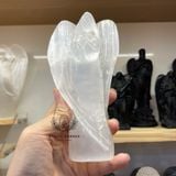  Tượng đá thạch anh thiên thần Angel, đá phong thủy, đá thanh tẩy không gian, Reiki, thiền định 