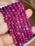  Vòng tay đá Ruby tự nhiên cắt giác, chấu bạc S925 biểu tượng dũng cảm năng lượng đam mê, sức mạnh dành cho cuộc sống 