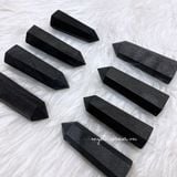  Trụ đá Shungite ngăn chặn bức xạ điện từ, đá năng lượng, đá thanh tẩy, đá phong thủy trong Tarot, Reiki 